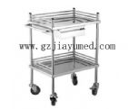 JY-A5 不銹鋼治療車帶抽屜（豪華、普通B型）