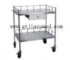 JY-A4 不銹鋼治療車帶抽屜（豪華、普通A型）