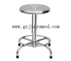 JY-A77 不銹鋼手術圓凳（四腳）V型